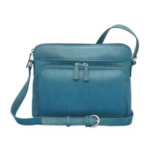 ILI RFID Leather Crossbody/Organizer